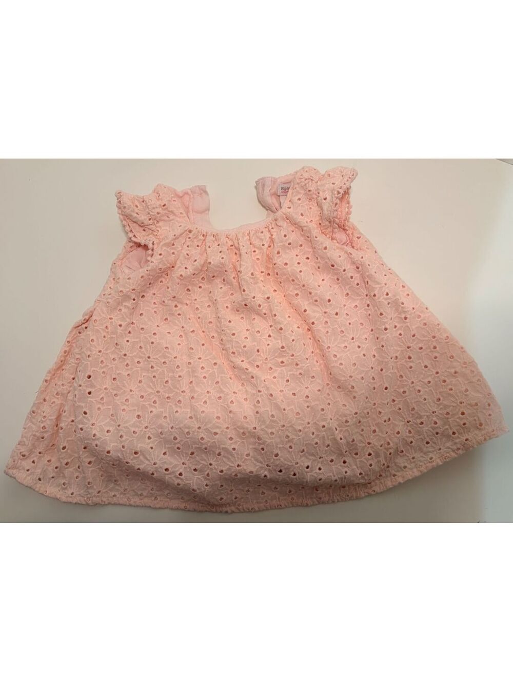 Pink Eyelet Infant Dress Piper & Posie